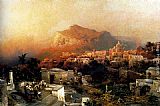Franz Richard Unterberger Paintings - Capri by Franz Richard Unterberger